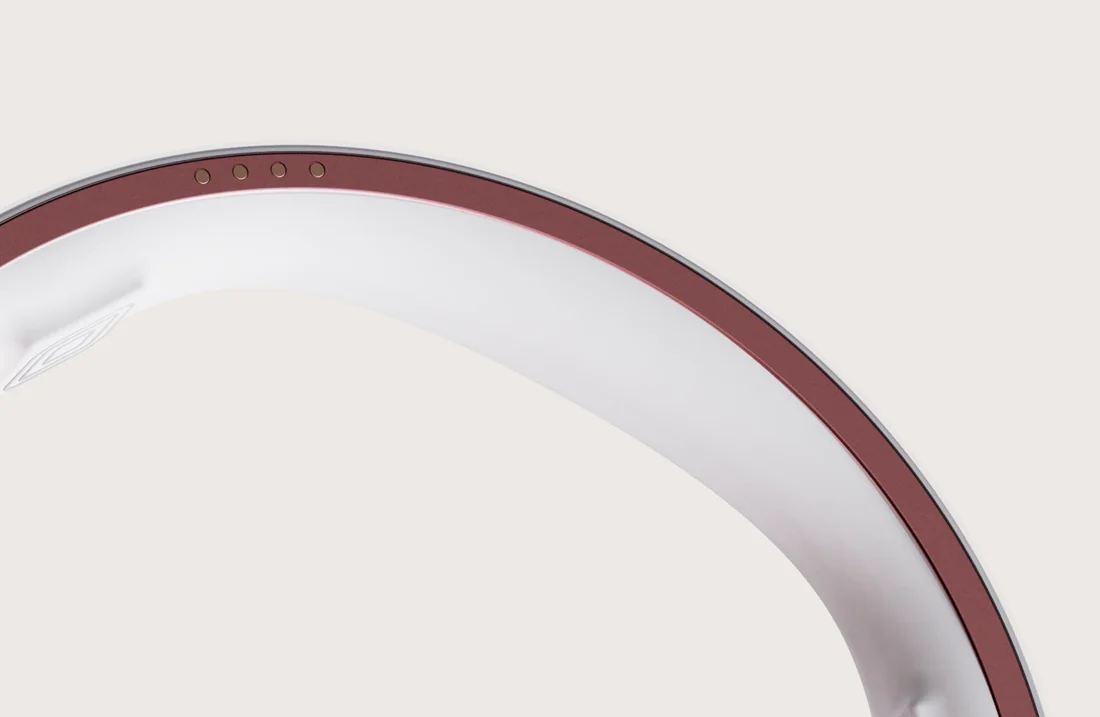 Smart Dog Collar - Crimson Pearl Bottom